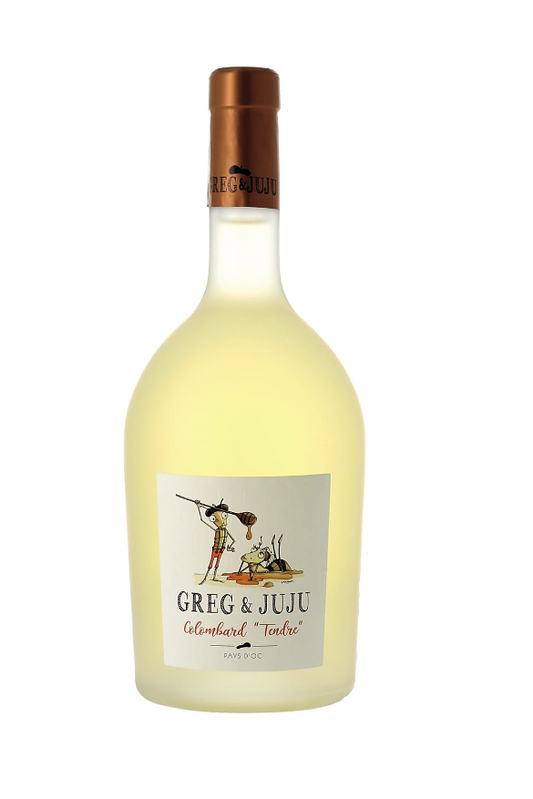 DOMAINE PREIGNE Le Vieux Greg & Juju Colombard Tendre IGP (pusiau saldus)